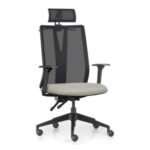 Cadeira Addit Alta Preto Cinza