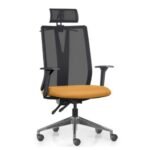 Cadeira Addit Alta Alumínio Amarelo