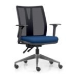 Cadeira Addit Eficiente Alumínio Azul