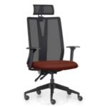 Cadeira Addit Nylon Preto Vermelho