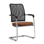 Cadeira Soul Sintético Marrom.